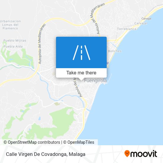 Calle Virgen De Covadonga map