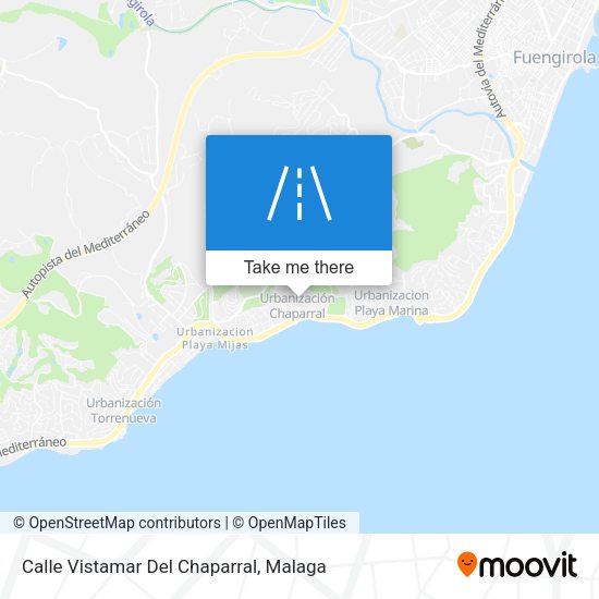 Calle Vistamar Del Chaparral map