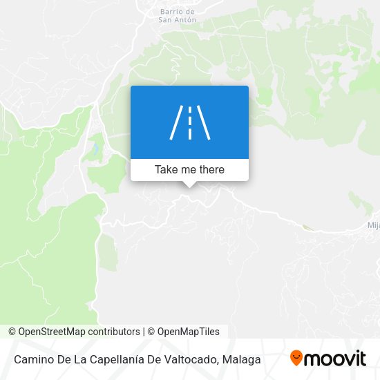 Camino De La Capellanía De Valtocado map