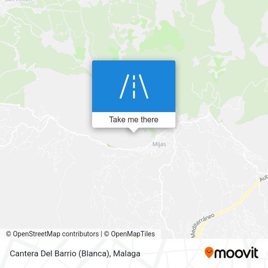 Cantera Del Barrio (Blanca) map