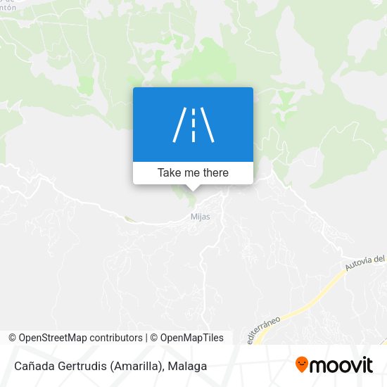 Cañada Gertrudis (Amarilla) map