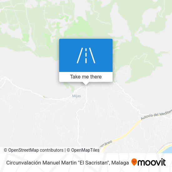 Circunvalación Manuel Martin "El Sacristan" map