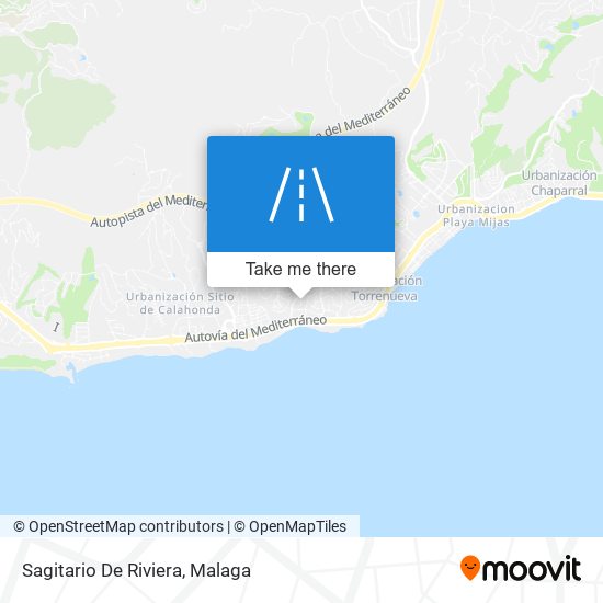 Sagitario De Riviera map