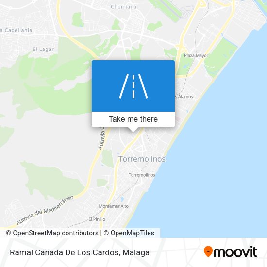 Ramal Cañada De Los Cardos map