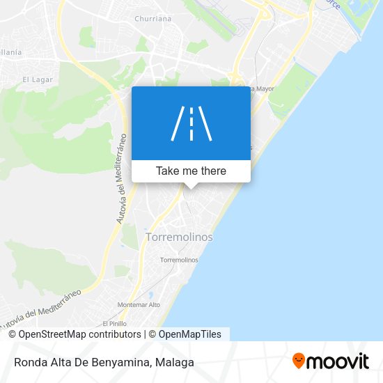 Ronda Alta De Benyamina map