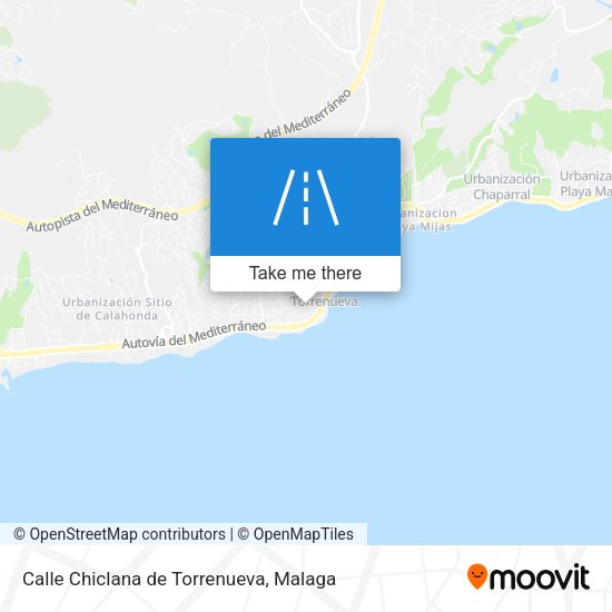 Calle Chiclana de Torrenueva map