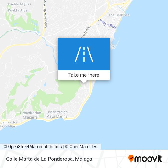 Calle Marta de La Ponderosa map
