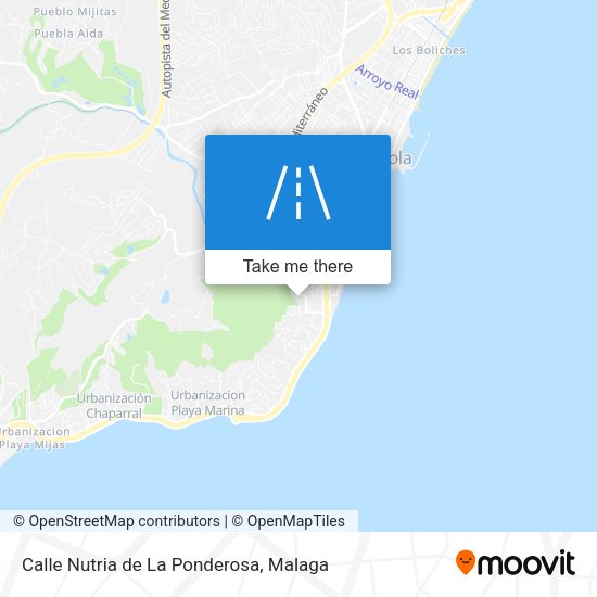 Calle Nutria de La Ponderosa map