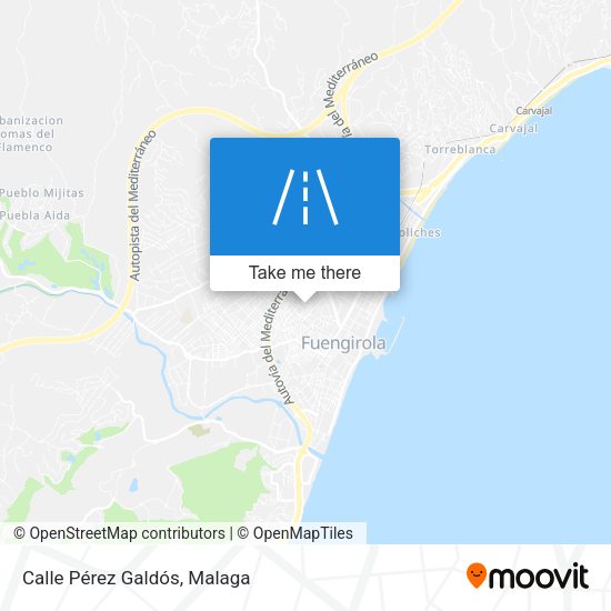 Calle Pérez Galdós map