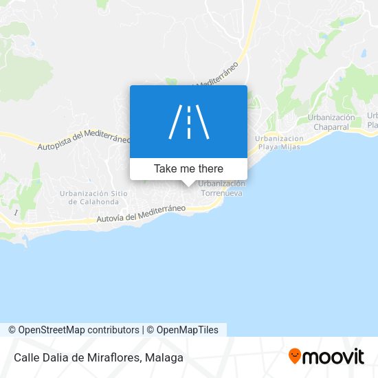 Calle Dalia de Miraflores map