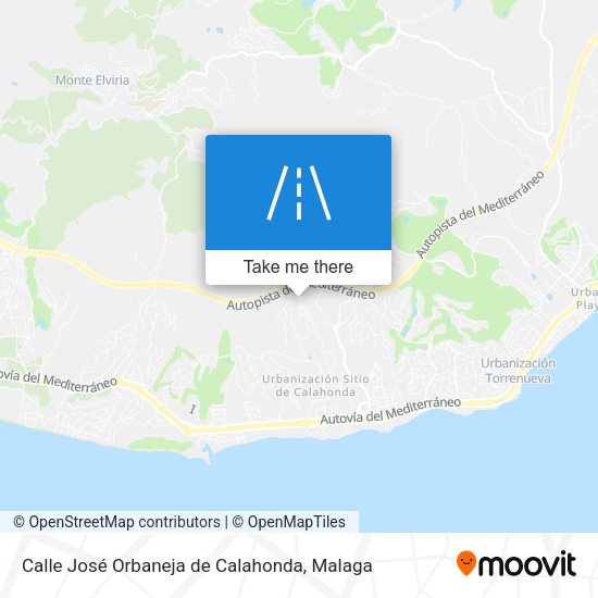Calle José Orbaneja de Calahonda map