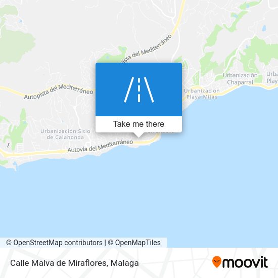 Calle Malva de Miraflores map