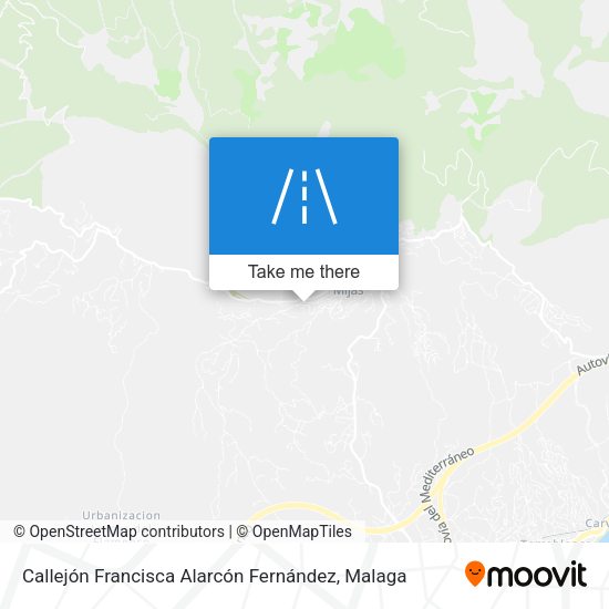 Callejón Francisca Alarcón Fernández map