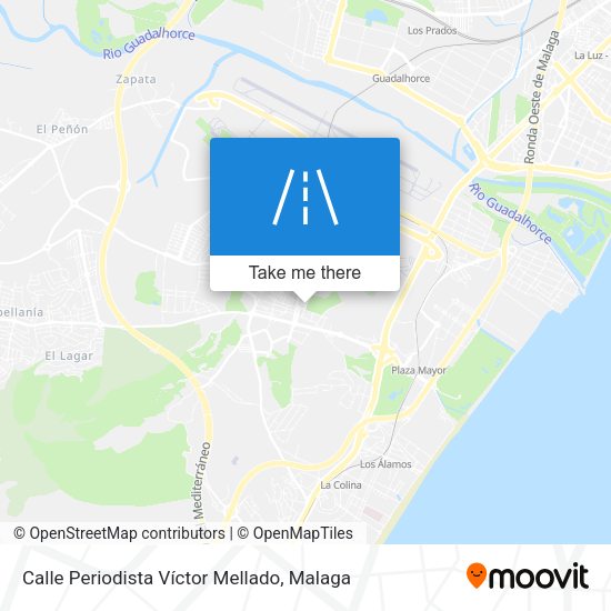 Calle Periodista Víctor Mellado map