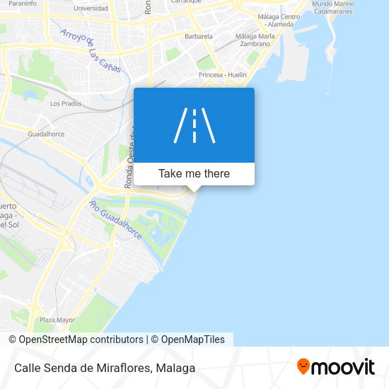 Calle Senda de Miraflores map