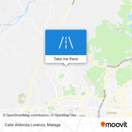 Calle Aldonza Lorenzo map
