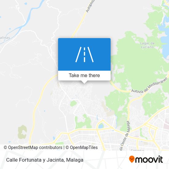 Calle Fortunata y Jacinta map