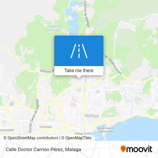 Calle Doctor Carrión Pérez map