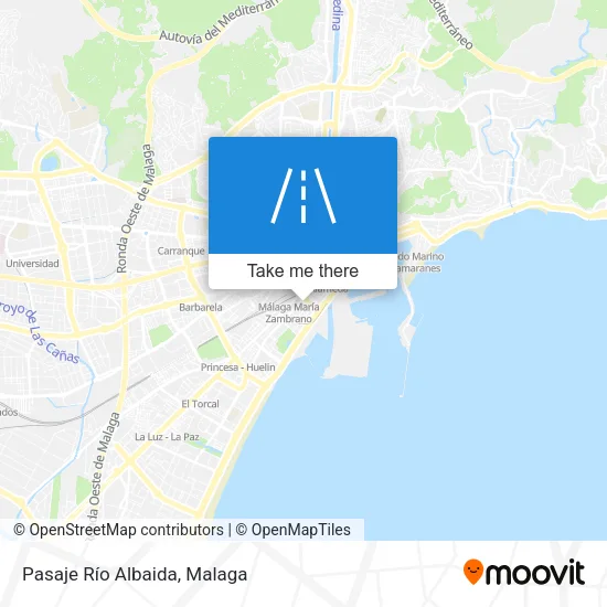 Pasaje Río Albaida map