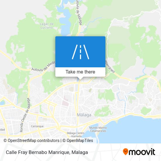Calle Fray Bernabo Manrique map