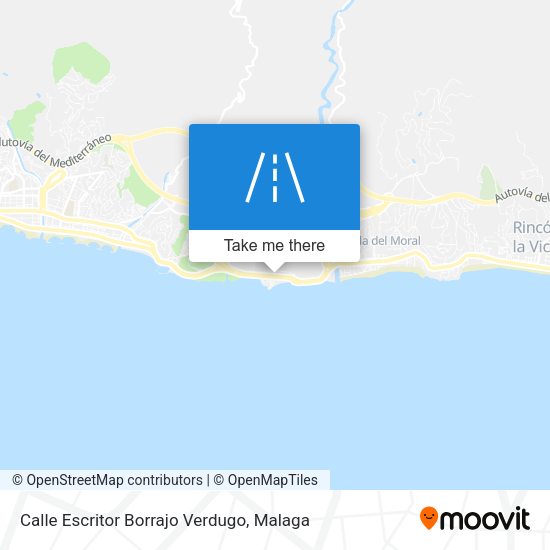 Calle Escritor Borrajo Verdugo map