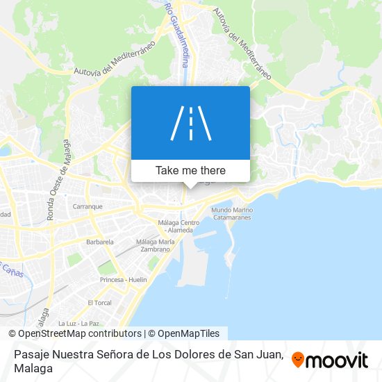 mapa Pasaje Nuestra Señora de Los Dolores de San Juan