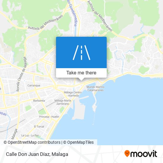 Calle Don Juan Díaz map