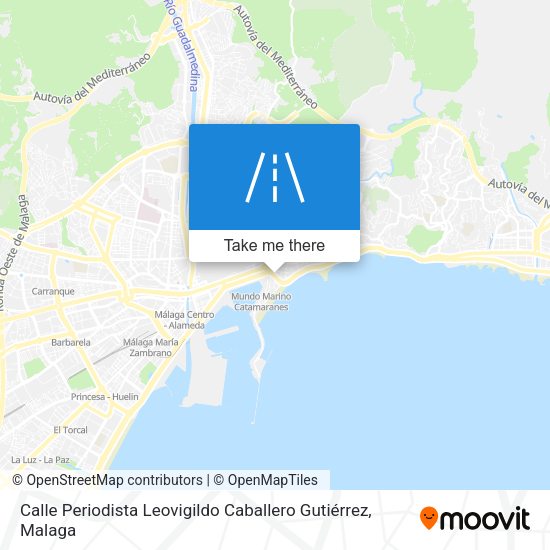 Calle Periodista Leovigildo Caballero Gutiérrez map