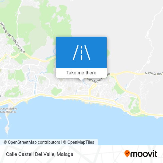Calle Castell Del Valle map