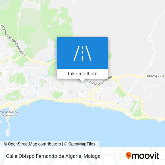 Calle Obispo Fernando de Algaria map