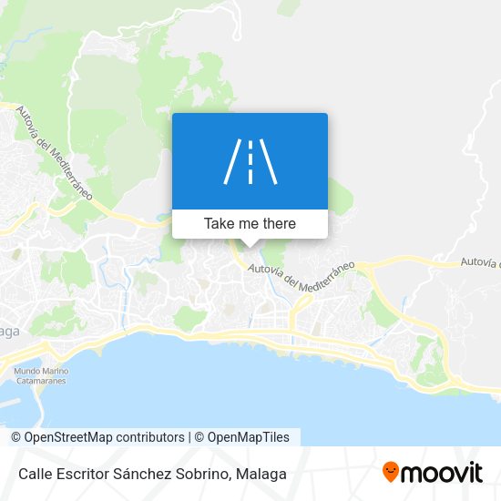 Calle Escritor Sánchez Sobrino map