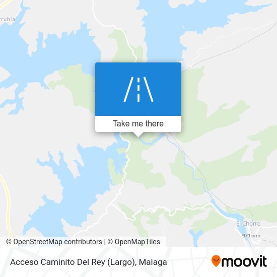 Acceso Caminito Del Rey (Largo) map