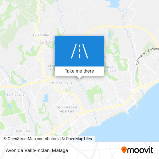Avenida Valle-Inclán map
