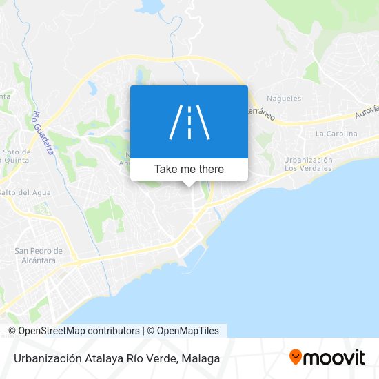 Urbanización Atalaya Río Verde map