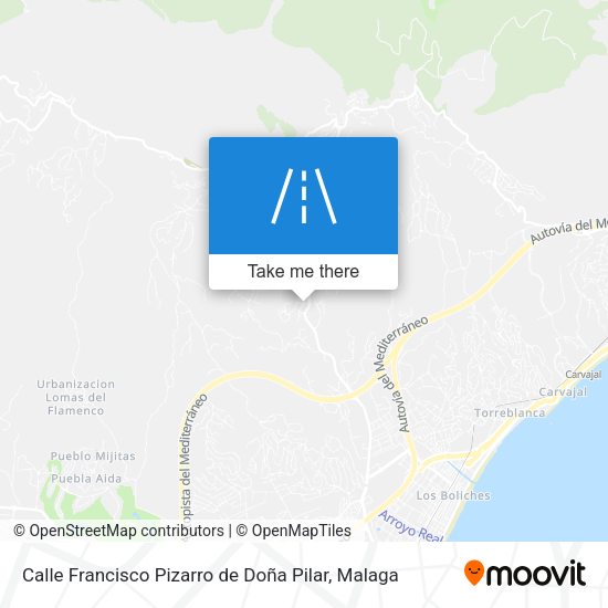 Calle Francisco Pizarro de Doña Pilar map