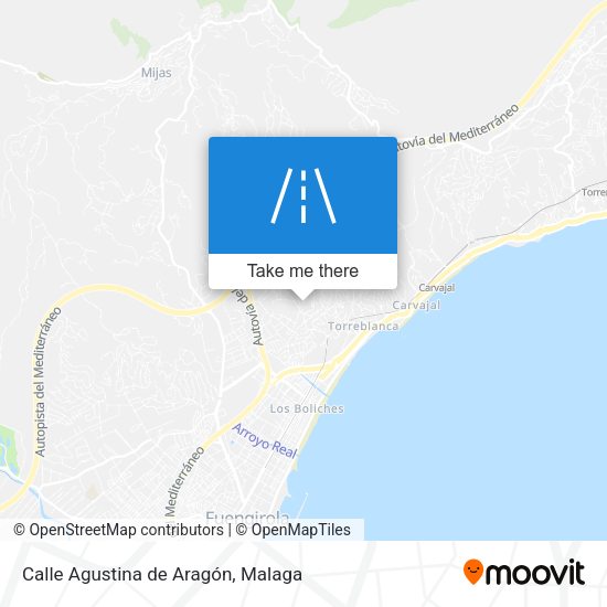 Calle Agustina de Aragón map