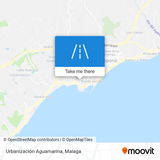 Urbanización Aguamarina map