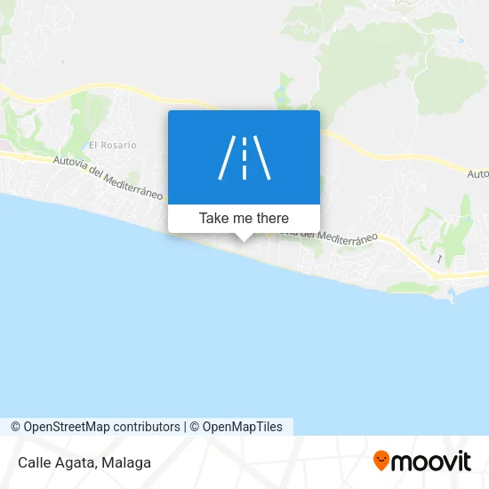 Calle Agata map