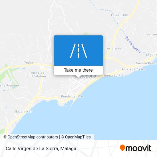 Calle Virgen de La Sierra map