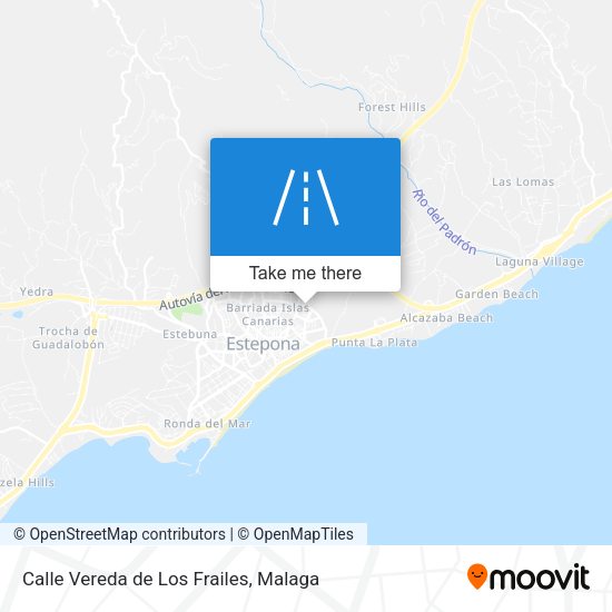 Calle Vereda de Los Frailes map