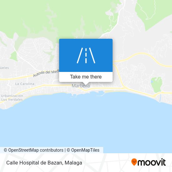 Calle Hospital de Bazan map