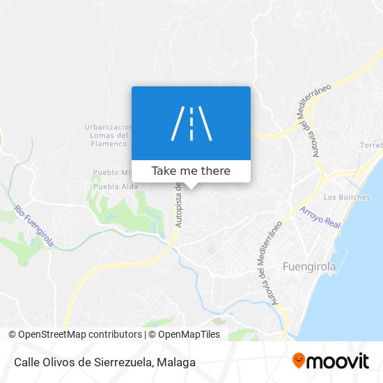 Calle Olivos de Sierrezuela map