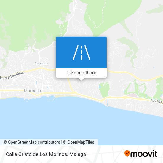Calle Cristo de Los Molinos map