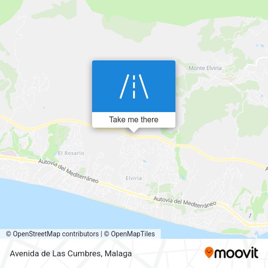 Avenida de Las Cumbres map