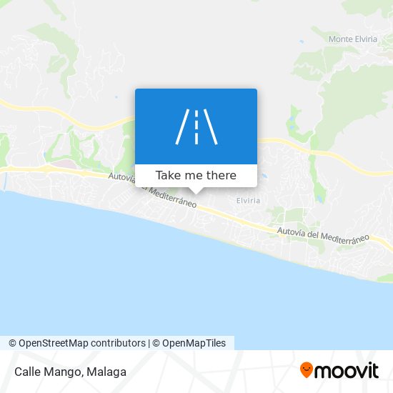 Calle Mango map