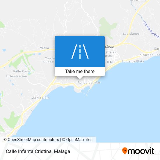 Calle Infanta Cristina map