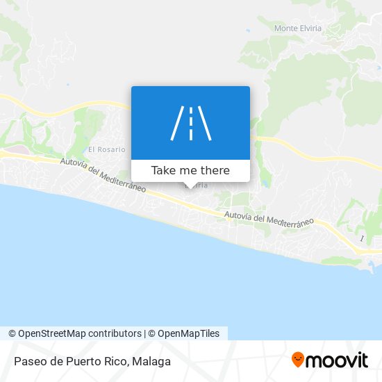 Paseo de Puerto Rico map