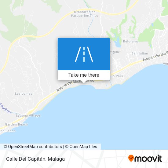 Calle Del Capitán map