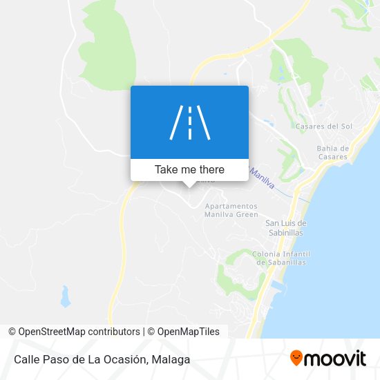 Calle Paso de La Ocasión map
