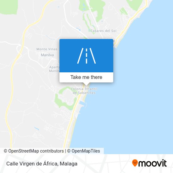 Calle Virgen de África map